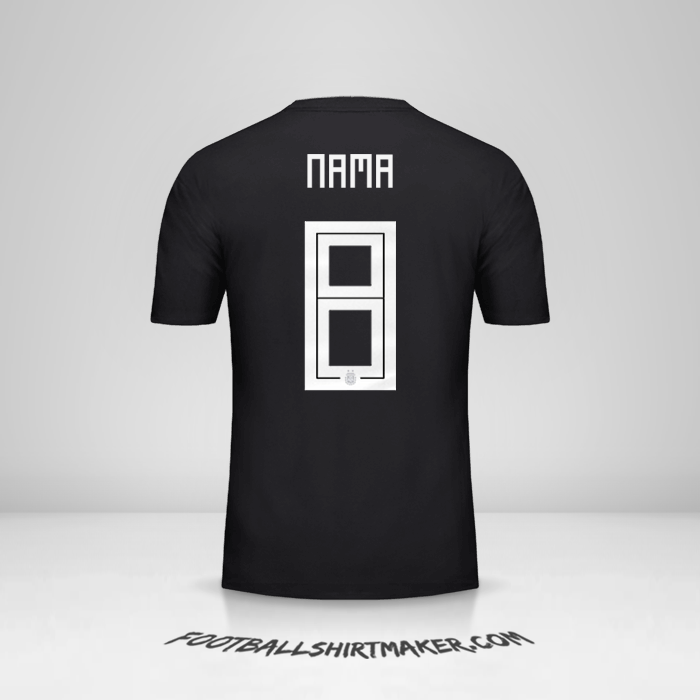 Jersey Argentina 2018 Alternatif -  nama - 8