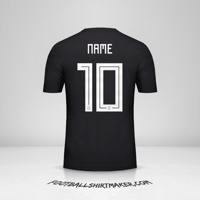 Shirt Argentina 2018 Away -  name - 10