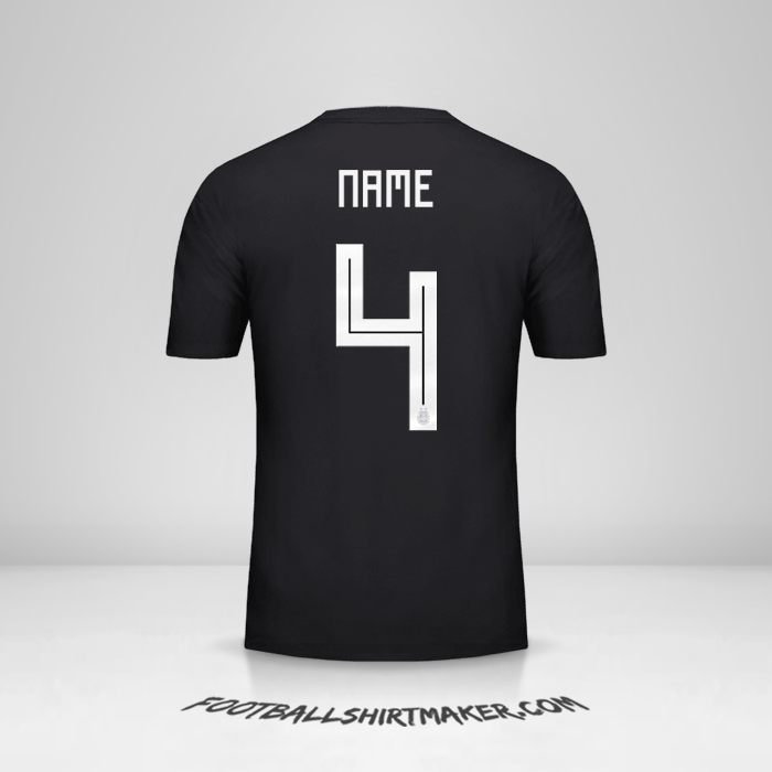 Trikot Argentinien 2018 Auswärts -  name - 4