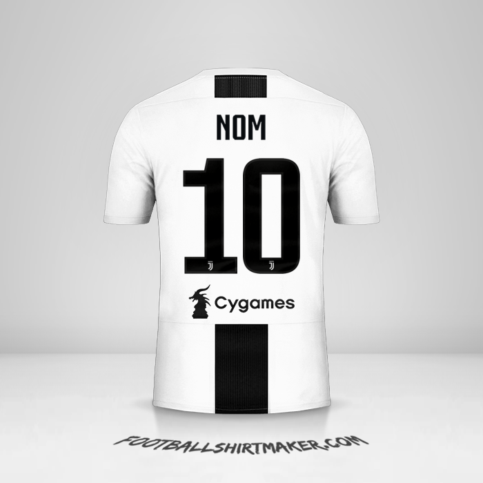 Maillot Juventus FC 2018/19 -  nom - 10