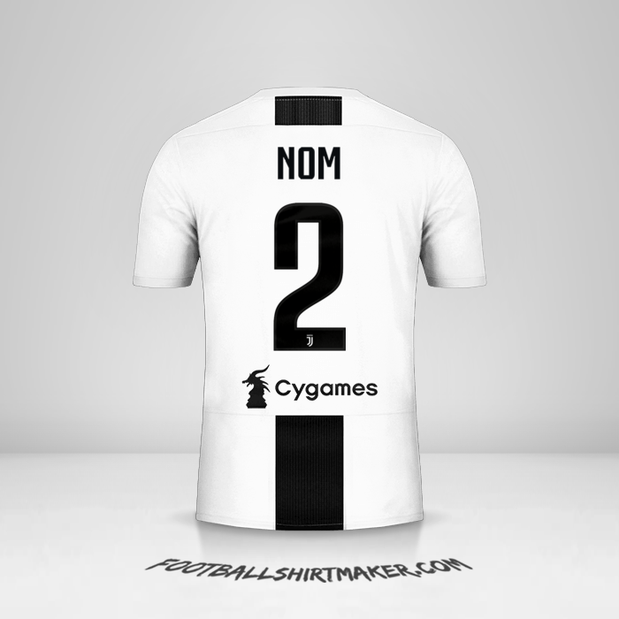 Maillot Juventus FC 2018/19 -  nom - 2