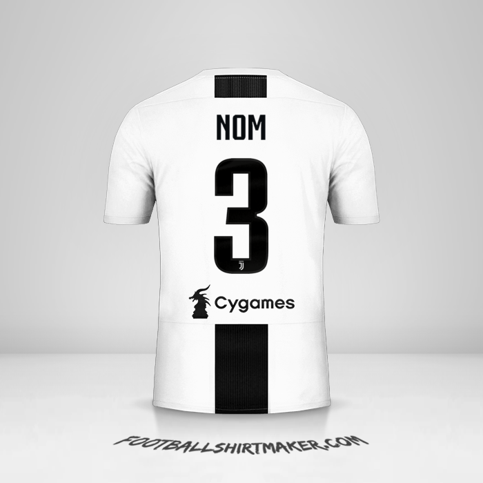 Maillot Juventus FC 2018/19 -  nom - 3