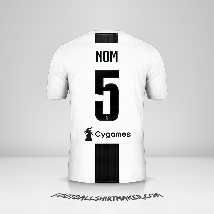 Maillot Juventus FC 2018/19 -  nom - 5