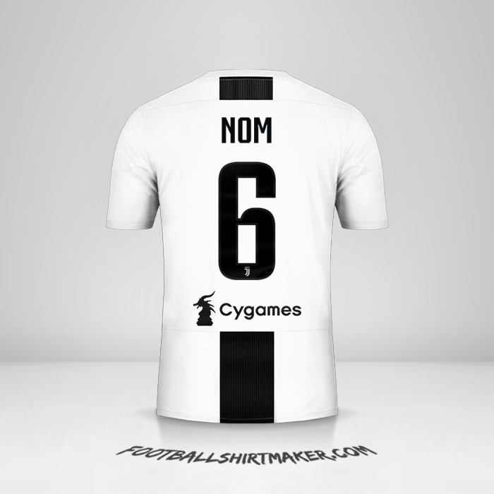 Maillot Juventus FC 2018/19 -  nom - 6