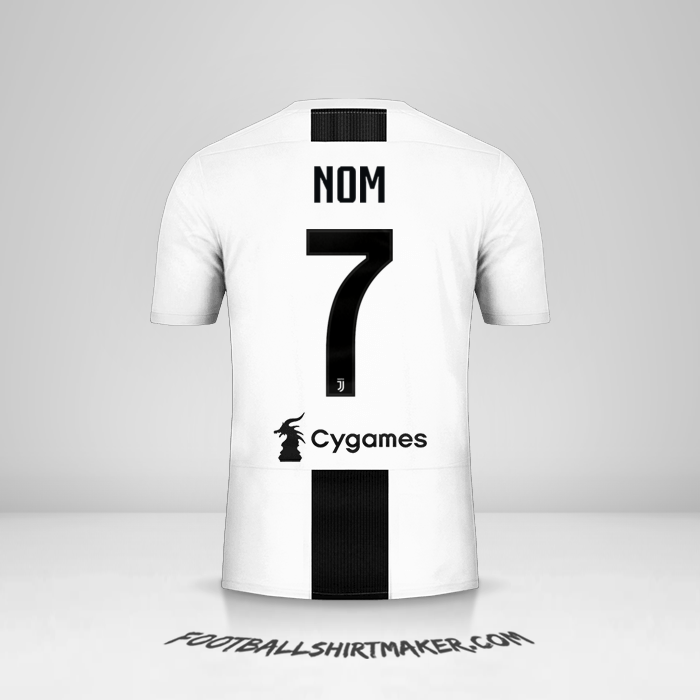 Maillot Juventus FC 2018/19 -  nom - 7