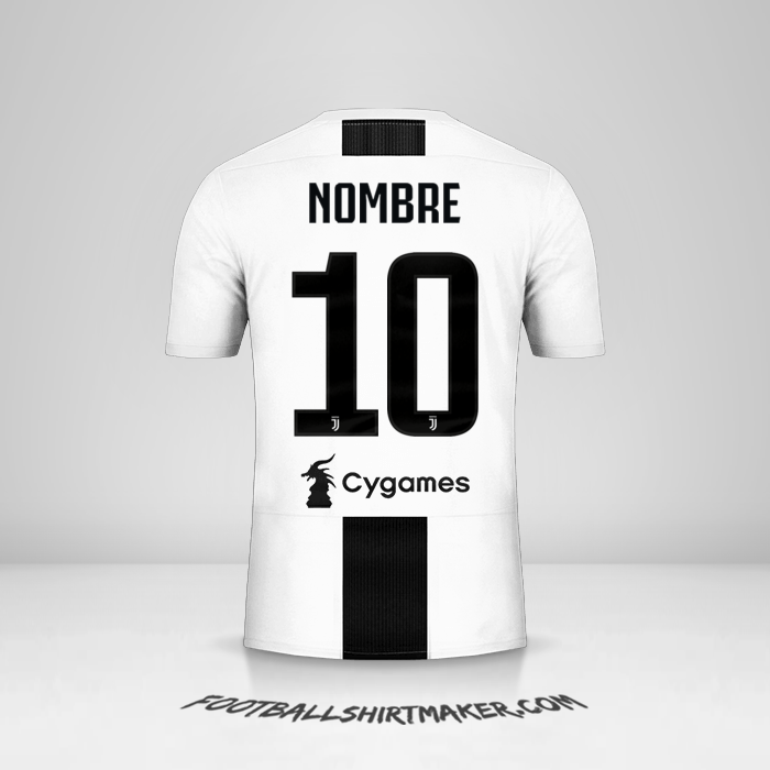 Jersey Juventus FC 2018/19 -  nombre - 10