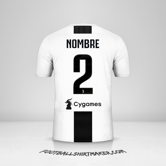 Jersey Juventus FC 2018/19 -  nombre - 2