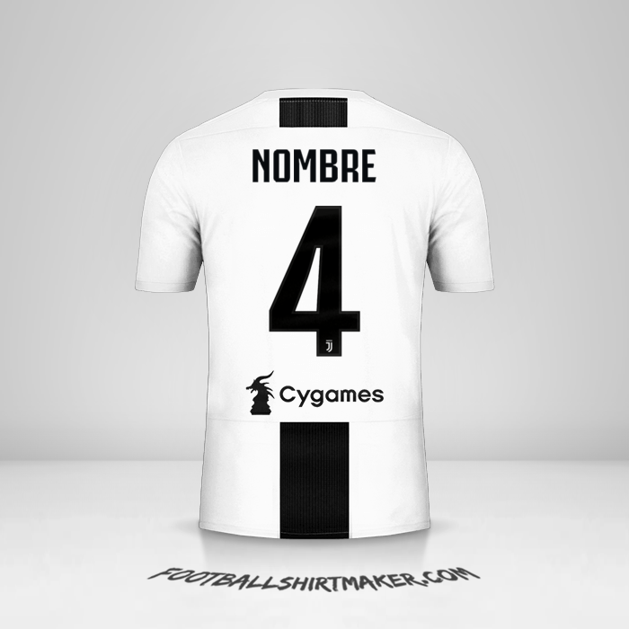 Jersey Juventus FC 2018/19 -  nombre - 4