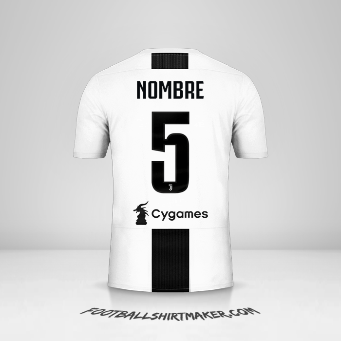 Jersey Juventus FC 2018/19 -  nombre - 5
