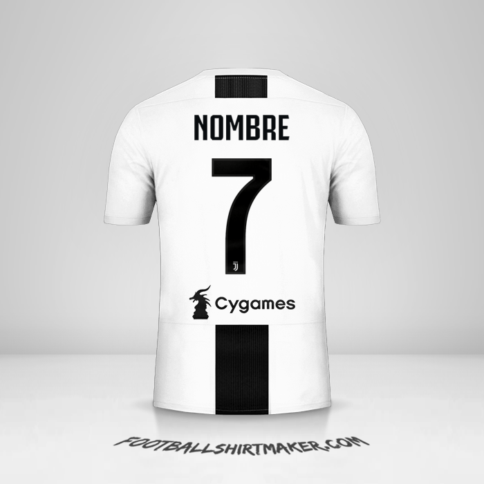 Jersey Juventus FC 2018/19 -  nombre - 7