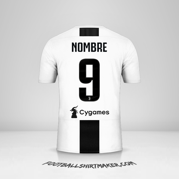 Jersey Juventus FC 2018/19 -  nombre - 9