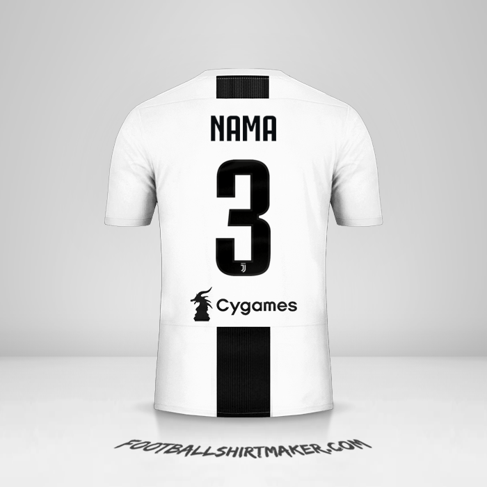 Jersey Juventus FC 2018/19 -  nama - 3