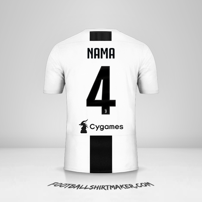 Jersey Juventus FC 2018/19 -  nama - 4
