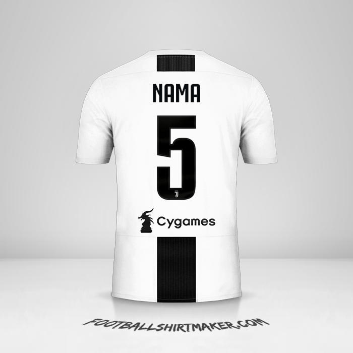 Jersey Juventus FC 2018/19 -  nama - 5