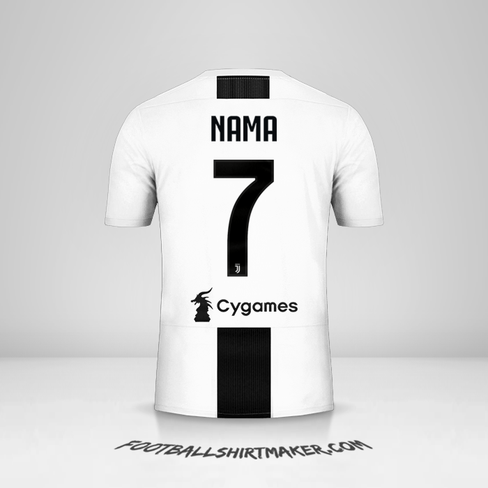 Jersey Juventus FC 2018/19 -  nama - 7