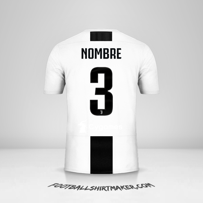 Jersey Juventus FC Cup 2018/19 -  nombre - 3