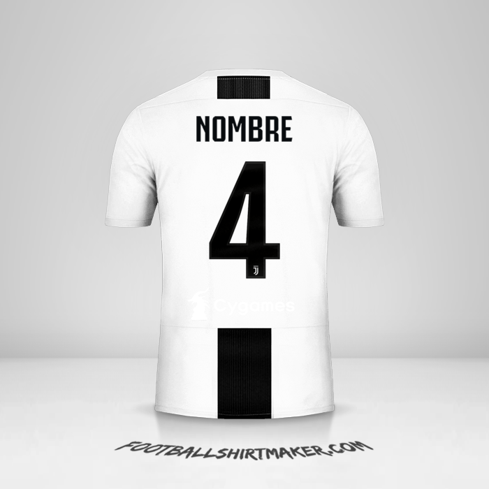 Jersey Juventus FC Cup 2018/19 -  nombre - 4