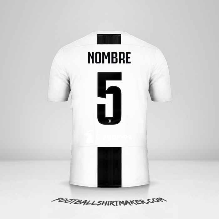 Jersey Juventus FC Cup 2018/19 -  nombre - 5