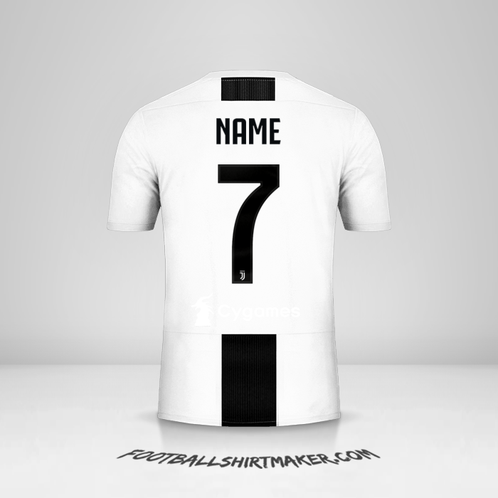 Jersey Juventus FC Cup 2018/19 -  name - 7
