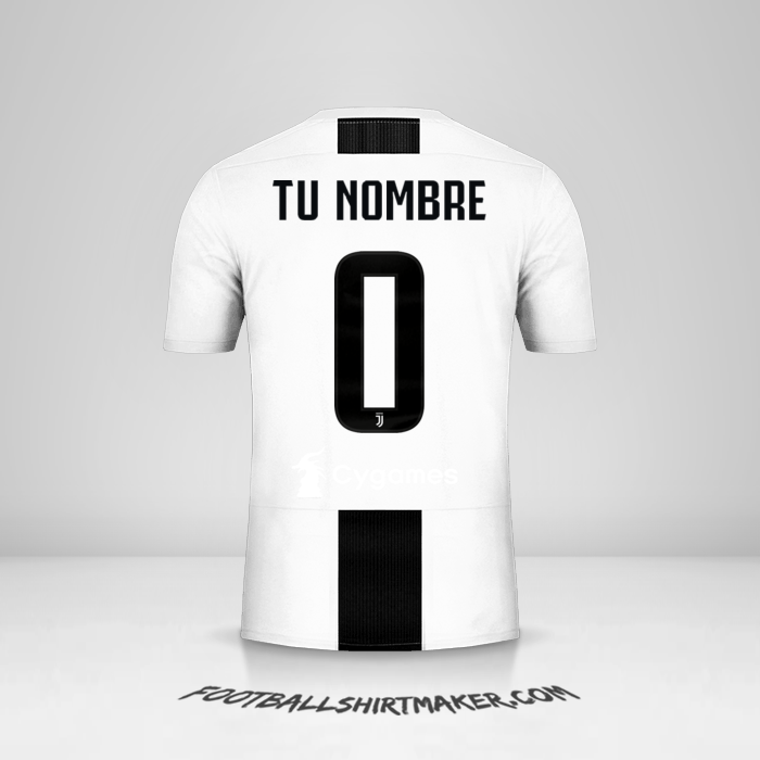 Jersey Juventus FC Cup 2018/19 -  tu nombre - 0