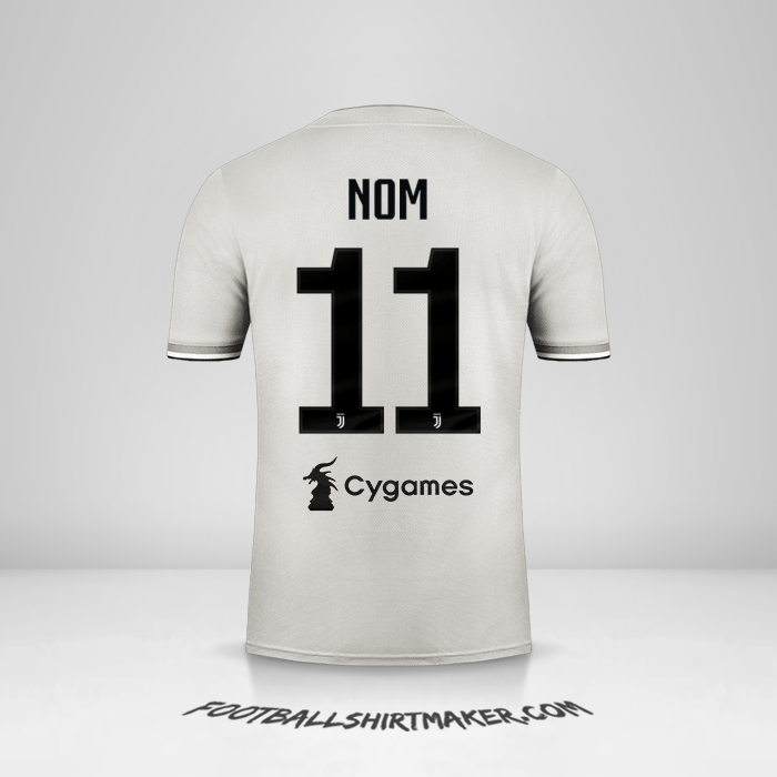Maillot Juventus FC 2018/19 Extérieur -  nom - 11