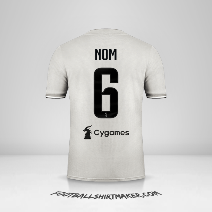 Maillot Juventus FC 2018/19 Extérieur -  nom - 6