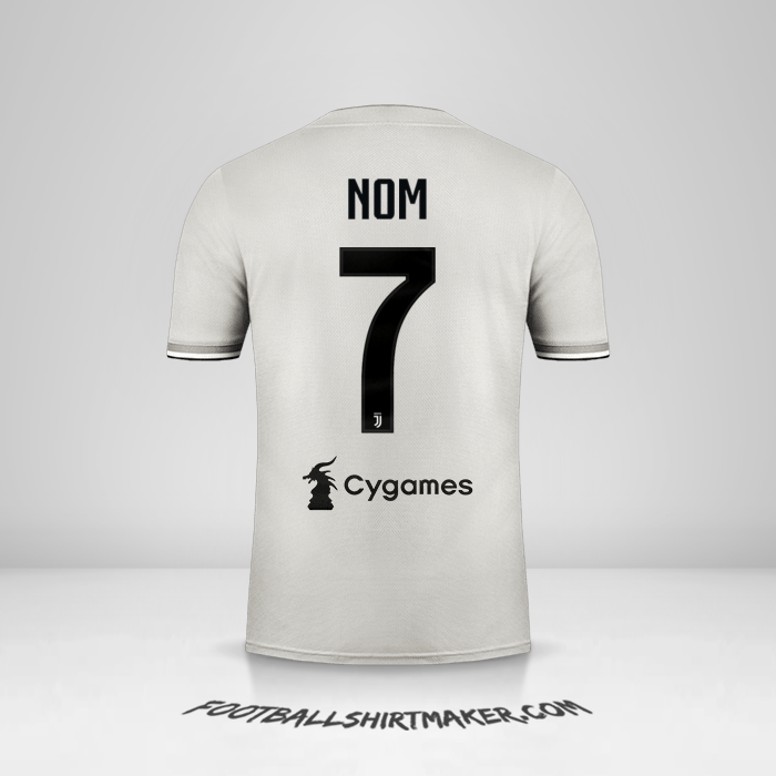 Maillot Juventus FC 2018/19 Extérieur -  nom - 7