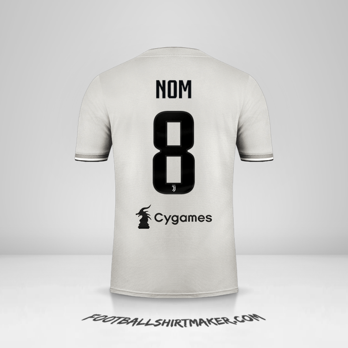 Maillot Juventus FC 2018/19 Extérieur -  nom - 8