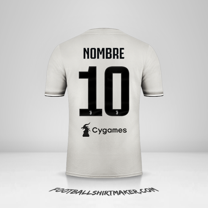 Jersey Juventus FC 2018/19 Visita -  nombre - 10