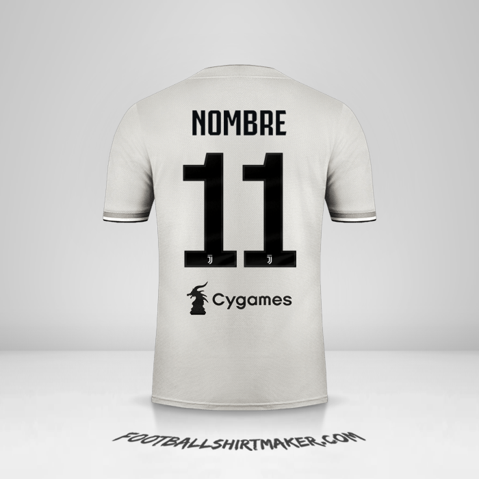 Jersey Juventus FC 2018/19 Visita -  nombre - 11