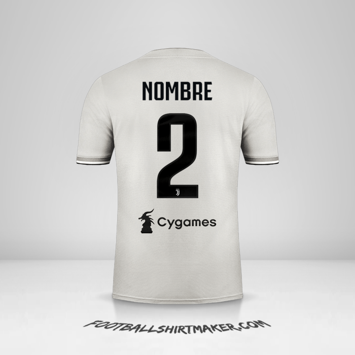 Jersey Juventus FC 2018/19 Visita -  nombre - 2