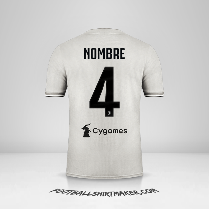 Jersey Juventus FC 2018/19 Visita -  nombre - 4