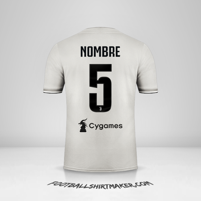 Jersey Juventus FC 2018/19 Visita -  nombre - 5