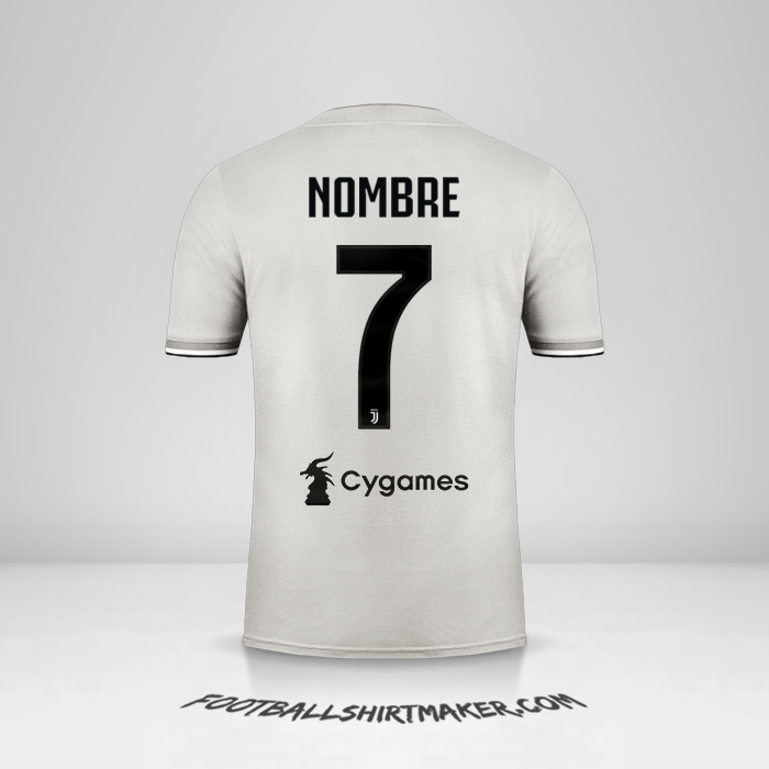 Jersey Juventus FC 2018/19 Visita -  nombre - 7