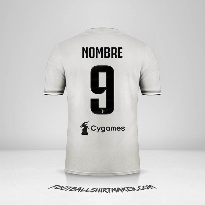 Jersey Juventus FC 2018/19 Visita -  nombre - 9