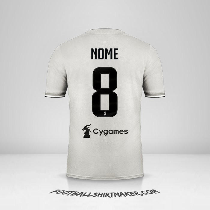 Camisa Juventus FC 2018/19 Alternativa -  nome - 8