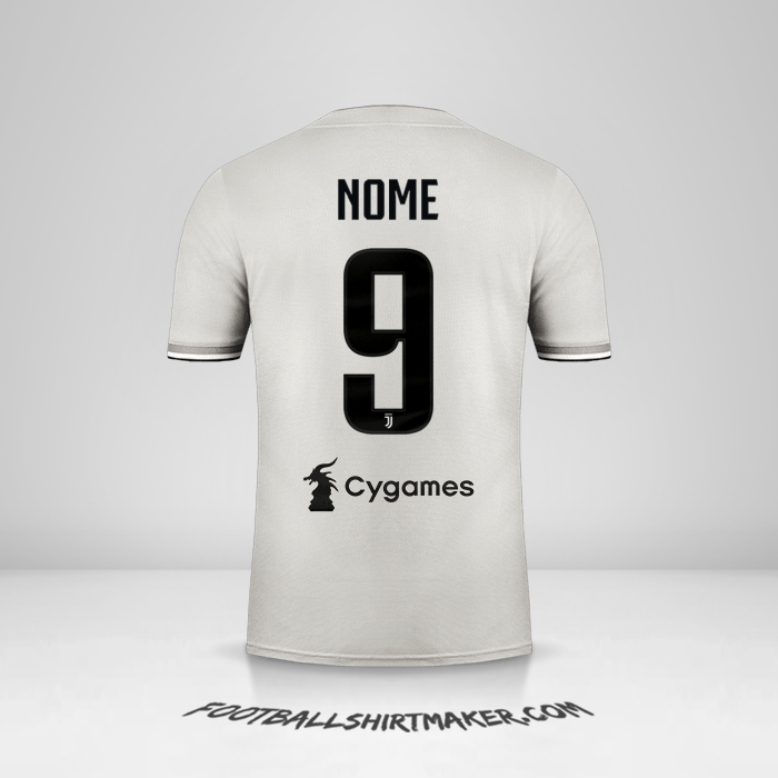 Maglia Juventus FC 2018/19 Seconda -  nome - 9