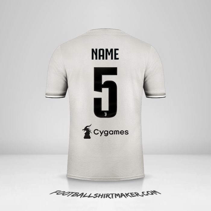 Jersey Juventus FC 2018/19 Away -  name - 5
