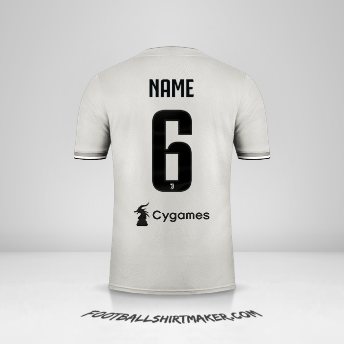 Jersey Juventus FC 2018/19 Away -  name - 6