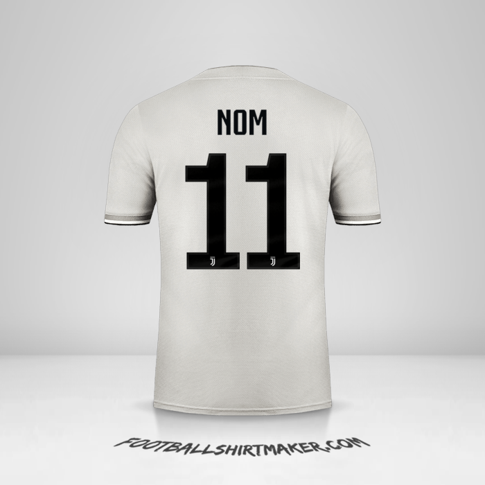 Maillot Juventus FC Cup 2018/19 Extérieur -  nom - 11