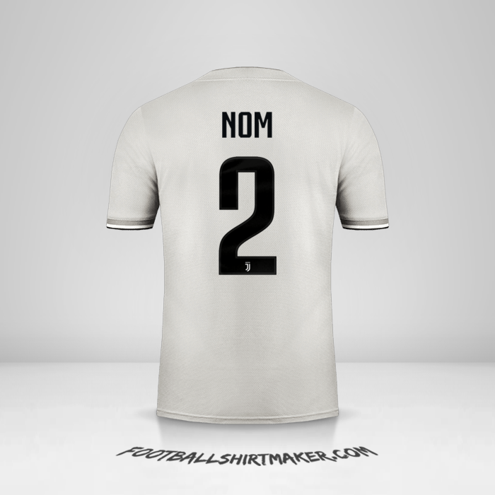 Maillot Juventus FC Cup 2018/19 Extérieur -  nom - 2
