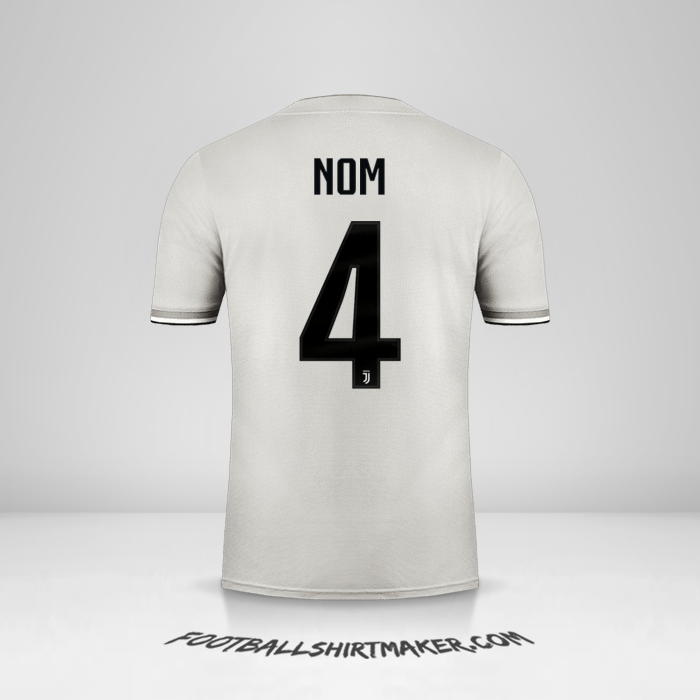 Maillot Juventus FC Cup 2018/19 Extérieur -  nom - 4