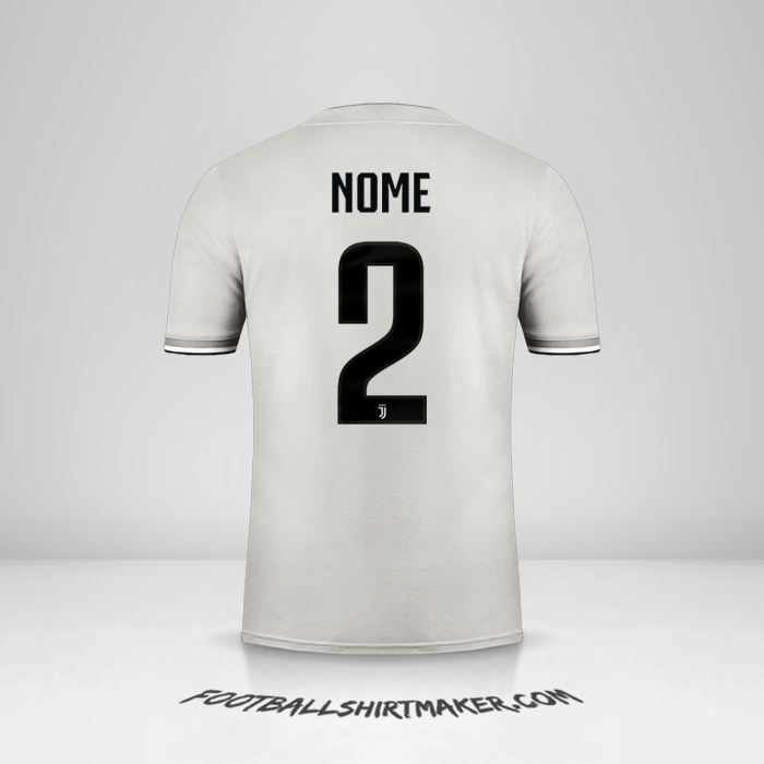Maglia Juventus FC Cup 2018/19 Seconda -  nome - 2