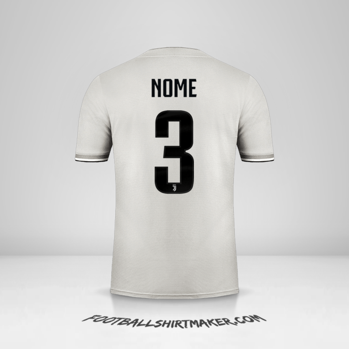 Maglia Juventus FC Cup 2018/19 Seconda -  nome - 3