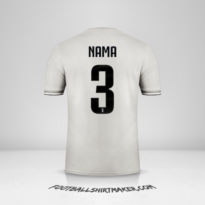 Jersey Juventus FC Cup 2018/19 Alternatif -  nama - 3
