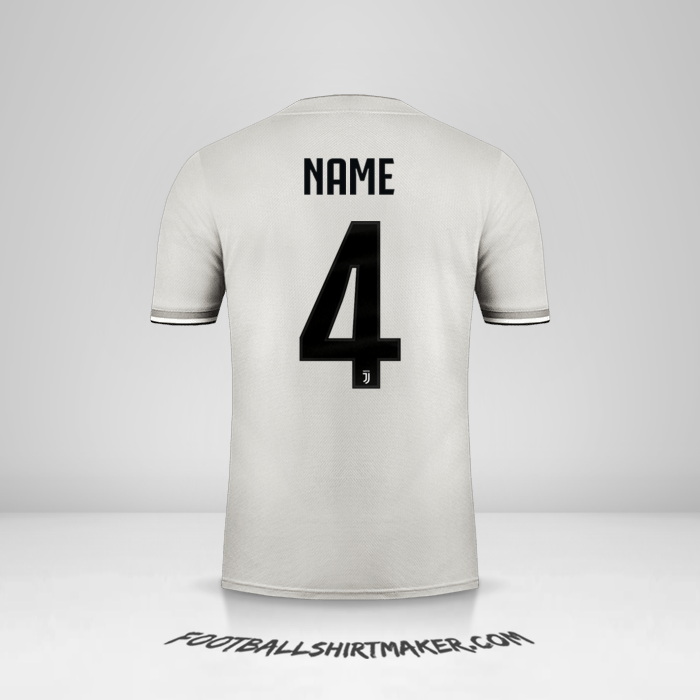 Shirt Juventus FC Cup 2018/19 Away -  name - 4