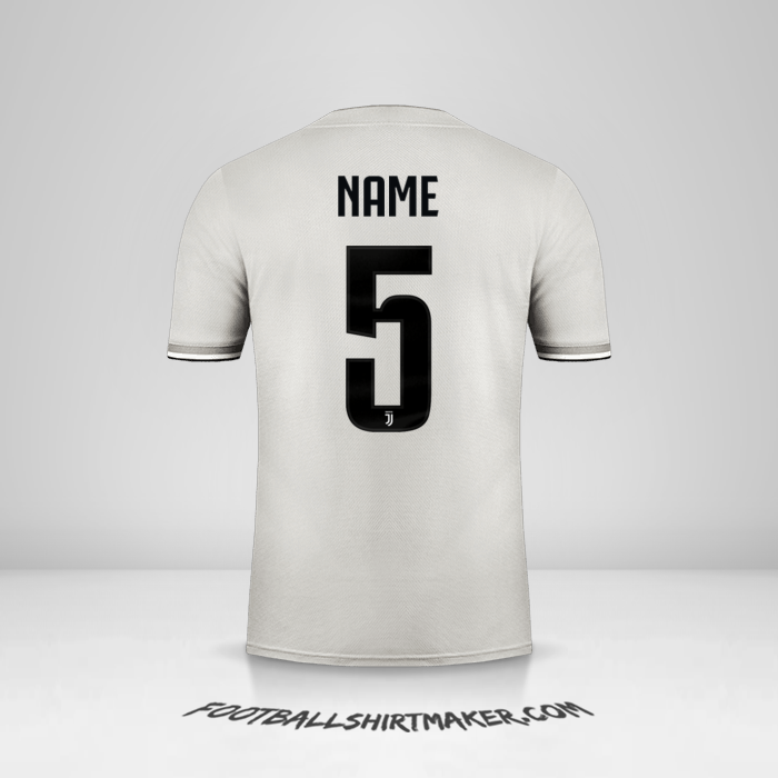 Jersey Juventus FC Cup 2018/19 Away -  name - 5