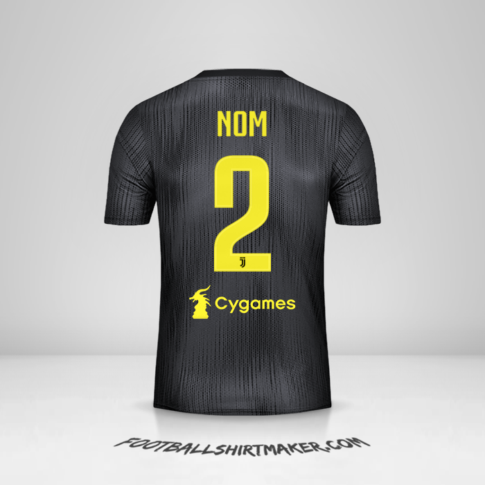 Maillot Juventus FC 2018/19 Troisième -  nom - 2