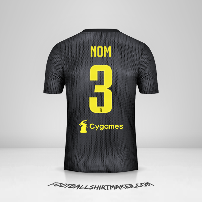 Maillot Juventus FC 2018/19 Troisième -  nom - 3