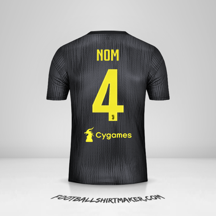 Maillot Juventus FC 2018/19 Troisième -  nom - 4